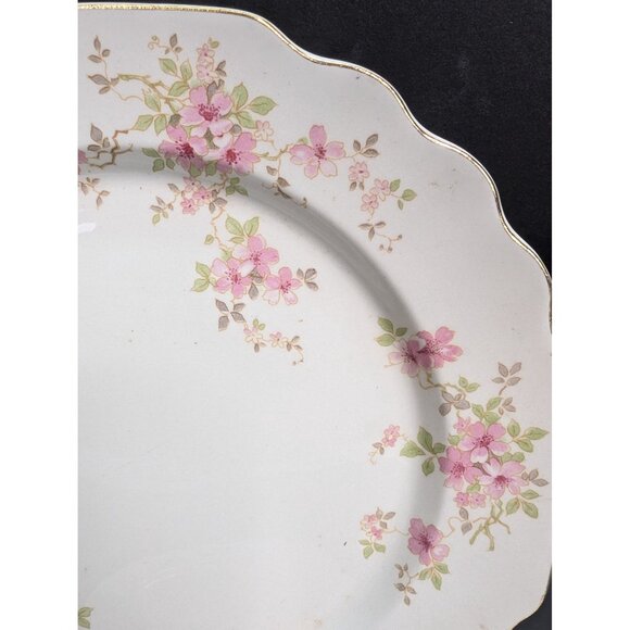 LIDO W.S. George White Made in The U.S.A. Peach Blossom Vintage Dishware 4 Piece - Picture 4 of 11